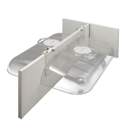 Niches doubles transparentes
